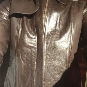 Levi leather fitted jacket one of kind fitted